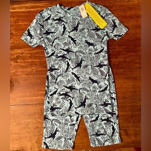 Old Navy Boys Pajamas, size 12 - shark print - blue